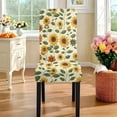 thumbnail image 4 of TSOVTHRID Sunflower Embroidery Print 5 Pieces Tablecloth and Dining Chair Slipcovers Removable Table Cloth Dustproof Chair Cover Furniture Protector for Kitchen Decor, 4 of 7