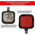 thumbnail image 4 of Air Fryer Silicone Baking Mats 2 Sizes Reusable Non-Stick For Microwave Oven Air Fryer Accessories, 4 of 4