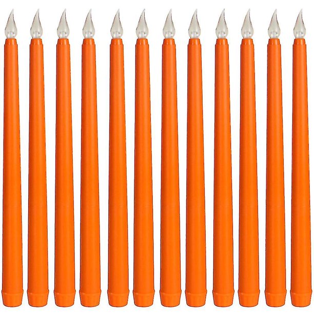 12 velas eléctricas a batería Taper Velas Velas LED sin llama Luces