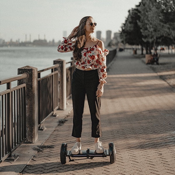 Hover-1 Rogue Hoverboard for Teens, Built-in Bluetooth Speaker, Blue