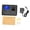 Black US Plug, variant on Rupoun Fingerprint Attendance Machine 2.4 Inch Display 1000 User Capacity Name Display Biometric Time Clock 100-240V US Plug