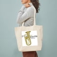 thumbnail image 3 of CafePress - Euphonium Music Tote Bag - Unisex Canvas Tote Bag, Beige, 1-Piece, 3 of 7