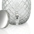 thumbnail image 5 of Gibson Home 1.2 Gallon Pineapple Clear Glass Drink Dispenser, 5 of 8