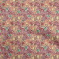 thumbnail image 1 of oneOone Georgette Viscose Maroon Fabric Abstract Fabric For Sewing Printed Craft Fabric By The Yard 42 Inch Wide, 1 of 5