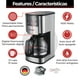 thumbnail image 3 of Cafetera c/Temporizador Programable De Goteo 12 Tazas Acero Inox Bogner Bogner BDCM012, 3 of 7