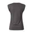 thumbnail image 4 of Posijego Women's Summer Cap Sleeve Tank Tops Solid Color Casual Sleeveless Shirts Business Office Girls Tank Tees for Ladies, 4 of 9
