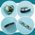 thumbnail image 4 of 10 cuentas de concha de abulón/paua en forma de corazón de 14 mm para pendientes, pulseras, collares y joyas., 4 of 6
