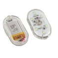thumbnail image 3 of Luz interior del coche, 2 piezas de luz LED con interruptor táctil para interior del coche, lámpara ambiental inalámbrica, integración perfecta, 3 of 10