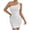 *1-White, variant on Women's Sleeveless High Neck Textured Bodycon Mini Dress,Ladies Form-Fitting Butt Lift Tank Dress,Night Out Club Party Wear For Women,White,XS-L