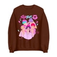 thumbnail image 4 of Pop cazadora para niña Demon Hunters Printed Anime Print Long-Sleeved Sweatshirt （Coffee）, 4 of 4