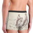 thumbnail image 4 of KLL Cowboys Riding Horses In Desert Men's Cotton Boxer Briefs Underwear-X-Large, 4 of 7