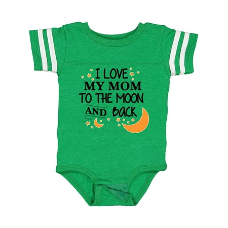 

Inktastic I Love My Mom to the Moon and Back Gift Baby Boy or Baby Girl Bodysuit