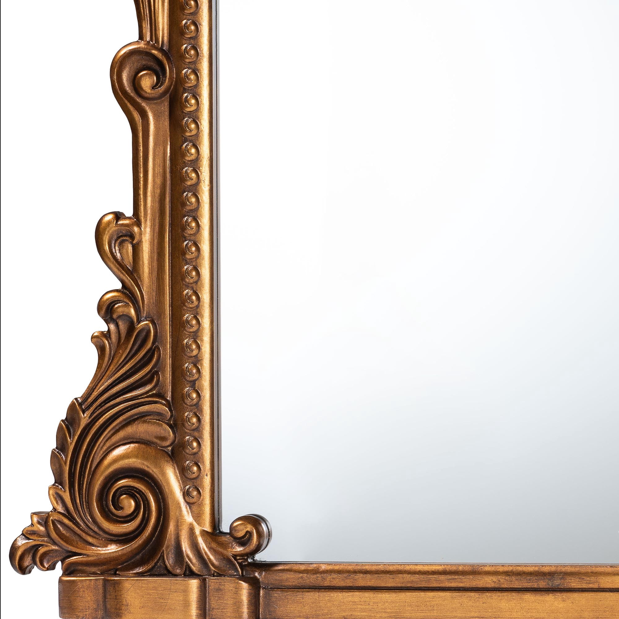 Baxton Studio Whitby Vintage Mirror, Antique Goldleaf