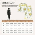 thumbnail image 4 of Yiaed Sweet Honey Print Pajamas Women's Long Sleeve Sleepwear Soft Button Down Loungewear Pjs Lounge Set Nightwear Womens Pajama Pants-XX-Large, 4 of 7