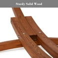 thumbnail image 6 of SUNCREAT Hammocks Double Hammock with 14 ft Wooden Stand Included, Outdoor Hammocks for Outside, 475 lbs Capacity, Blue, 6 of 8