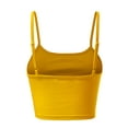 thumbnail image 4 of FashionMille Women Basic Casual Yoga Workout Adjustable Spaghetti Strap Cami Crop Top Shirt, 4 of 5