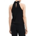 thumbnail image 2 of Theory Womens Collared Sleeveless Halter Top, 2 of 3
