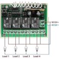 thumbnail image 3 of 433mhz Wireless Dc 12v 4ch Channel Remote Control Long Distance Rf Relay Switch 2 Transmitter +1 Receiver For Garage Door, 3 of 5