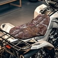 thumbnail image 4 of XYZCANDO Red Camo Hunting ATV Waterproof Seat Cover Breathable ATV Motor Seat Cover Accessories for Polaris Sportsman 570 450 850 Scrambler 400 500 850 Honda Rancher 420, 4 of 7