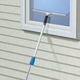 Lynbm Cleaning Brush Window and Glass Squeegee with Replacement Rubber
