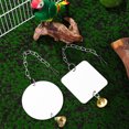 thumbnail image 4 of SHISUYAN Durable Acrylic Bird Mirror with Bell for Cage Suitable for Small Medium Parrots 2 Pieces, 4 of 9