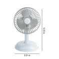 thumbnail image 3 of XGFHYJEH Desk Fan, Small Fan, Tabletop Fan, Small Desk Fan, Small Fans for Desk, Desk Fans for Home, Desk Fans Small Quiet, Portable Personal Electric Fan, Desk Fans under $15.00, 3 of 7