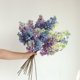 thumbnail image 5 of XmhyTop 2 piezas de flores artificiales de tacto real, flores falsas para decoración del hogar, oficina, boda, arreglo de ramo de flores artificiales para decoración (blanco, 21,6 pulgadas de largo), 5 of 5