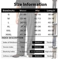 thumbnail image 4 of Havenx Mens Pleated Wide Leg Dress Pants Elastic Waist Straight Leg Baggy Pants with Pockets Button Slacks Breathable Old Money Work Office Business Trousers,Light Brown 3XL, 4 of 8