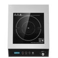 thumbnail image 6 of KFFKFF Mobile Induction Cooking Surface, 5000W Professional Induction Heater with 16 Heat Levels, Stainless Steel Tabletop Induction Warming Plate with 4H Timer, Safety Lock, 6 of 9