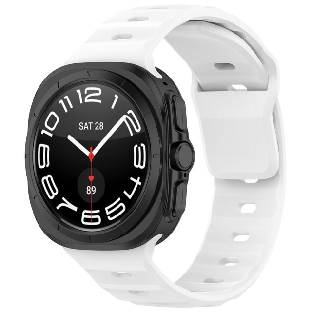 Bracelet de Montre Sport en Silicone Premium Résistant à la Transpiration Couleur Unie avec Réglage Pratique et Grand Compatibilité Compatible avec Smartwatch