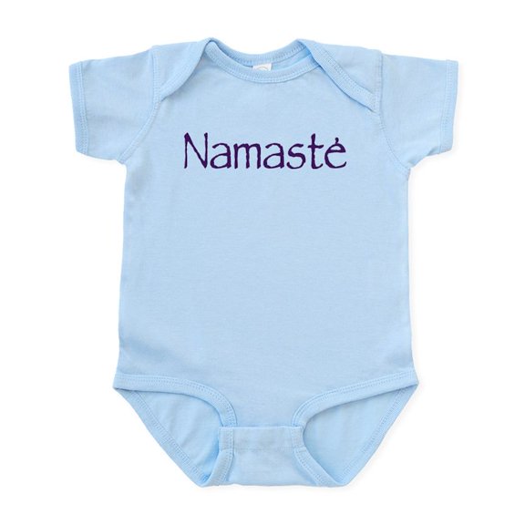 CafePress - Namaste In Sacred Purple Infant Bodysuit - Baby Light Bodysuit, Size Newborn - 24 Months