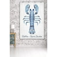 thumbnail image 3 of Halifax, Nova Scotia, Blue Lobster, Typography (36x54 Giclee Gallery Art Print, Vivid Textured Wall Decor), 3 of 3