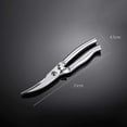 thumbnail image 4 of Poultry Scissors, Professional Kitchen Scissors, Stainless Steel Poultry Scissors, Spring Mechanism, Durable, For Chicken, Bones, Poultry, Meat, Veget, 4 of 4