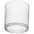 thumbnail image 3 of Cylinder Shaped Transparent Flower Holder Glass Vase Flower Arranging Container, 3 of 6