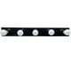 thumbnail image 3 of Lampara De Pared Luz De Camerino Negro 5 Luces., 3 of 6