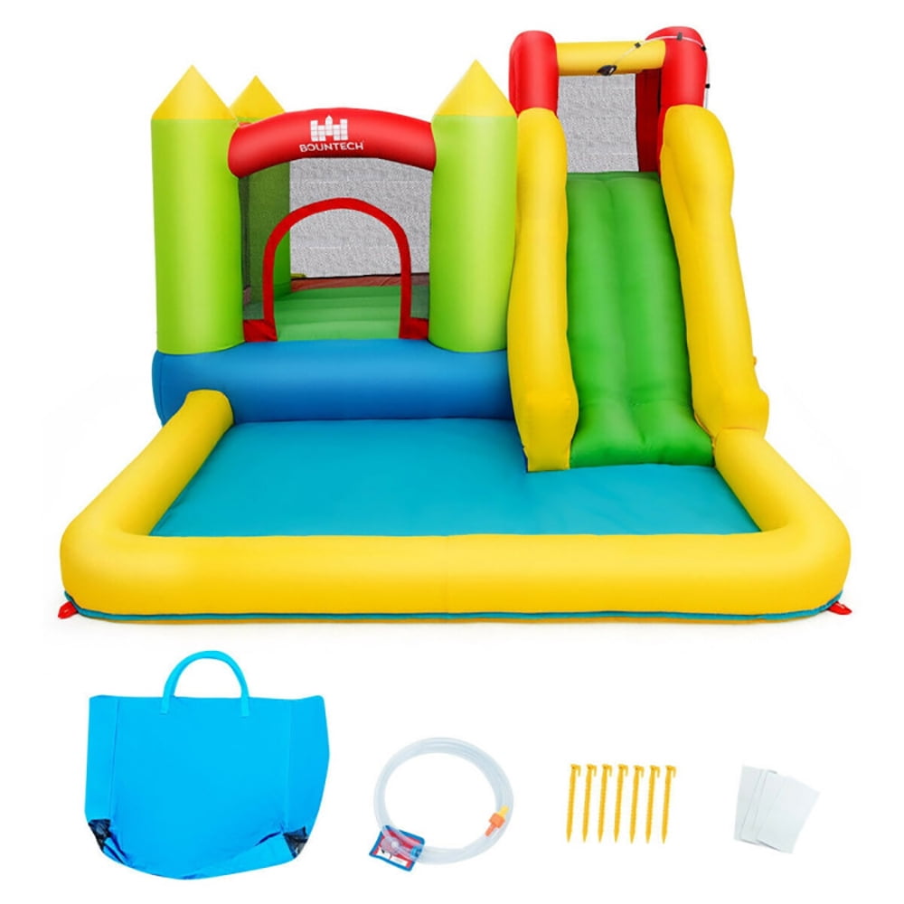 Aimee Lii Inflatable Bounce House Water Slide Jump Bouncer without Blower, Kids Bounce House, Playhouse for Kids Outdoor Aimee Lii Inflatable Bounce House Water Slide Jump Bouncer without Blower, Kids Bounce House, Playhouse for Kids Outdoor