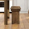 thumbnail image 3 of HERCULES Series 40'' x 12'' Antique Rustic Solid Pine Folding Farm Bench, 3 of 9