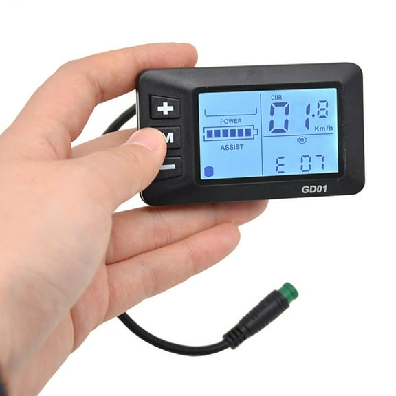 24V/36V/48V LCD Display Waterproof GD01 5 Pin Display for Electric Bike