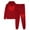 Red, variant on BVOFAR Tracksuit for Women Casual Letter Print Hooded Sweatshirts and Jogger Pants Activewear Outfits with Pockets 2025