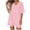 Z27 Pink, variant on 2 Piece Short Sets for Women Oversized V Neck T Shirt and High Waisted Shorts Soft Breathable Athletic Workout Outfits 2026 Pink,S