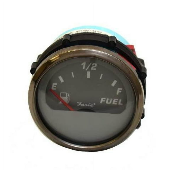 Faria Boat Fuel Level Gauge GP2059A | Professional Gray 2 Inch
