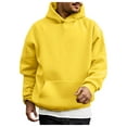 thumbnail image 3 of Hoodies For Men Lightweight Hooded Sweatshirts Mens Casual Hooded Collar Drawstring Hoodies Pullover Sweatshirts Casual Long Sleeve Shirts With Pockets, 3 of 7