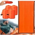 thumbnail image 1 of Emergency Sleeping Bag, 84x36 Inch Waterproof Survival Bivy Sack for Camping, 1 of 1