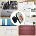 thumbnail image 5 of 4 Pcs Cabinet Handle Drawer Pulls Squirrel Knobs with Screws Square Furniture Office Cabinet Knob Decoration, 5 of 7