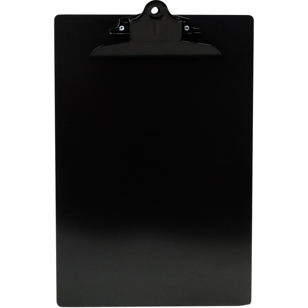 Saunders, SAU23516, Black Clip Aluminum Clipboard, 1 Each, Black