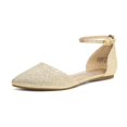 thumbnail image 1 of DREAM PAIRS Bailarinas Punta Fina para Mujer Doradas Talla 7.5, 1 of 5