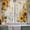 Off-White, variant on Farmhouse Sunflower Kitchen Curtains 63 Inch Length, Vintage Daisy Butterflies Rustic Burlap Tiers Curtains for Living Room Berdoom, Light Filtering Drapes Window Treatment 2 Panels 42"Wx63"L
