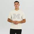 thumbnail image 4 of Men's J. Palmer  Cream Michigan Wolverines Play Action Tri-Blend Performance T-Shirt, 4 of 6