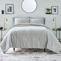 Better Homes & Garden Grey Chenille 3-Piece Comforter Set, Full/Queen, All Ages