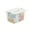 M, variant on Storage Box with Detachable Lid Transparent Handle Plastic Portable Clothes Toys Sorting Box Household Supplies